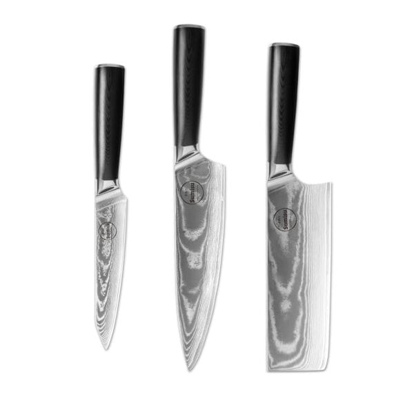 Set de couteaux Sumisu 3 pièces Black – Cuisine Chef