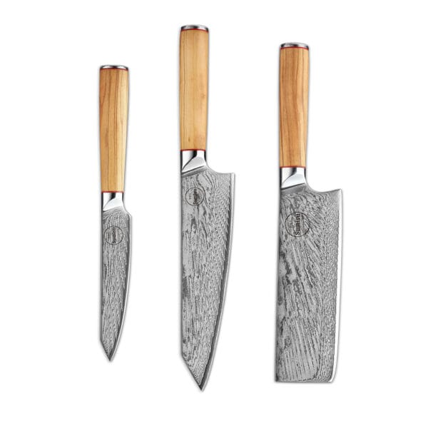 Set de couteaux Sumisu 3 pièces Wood – Cuisine Chef