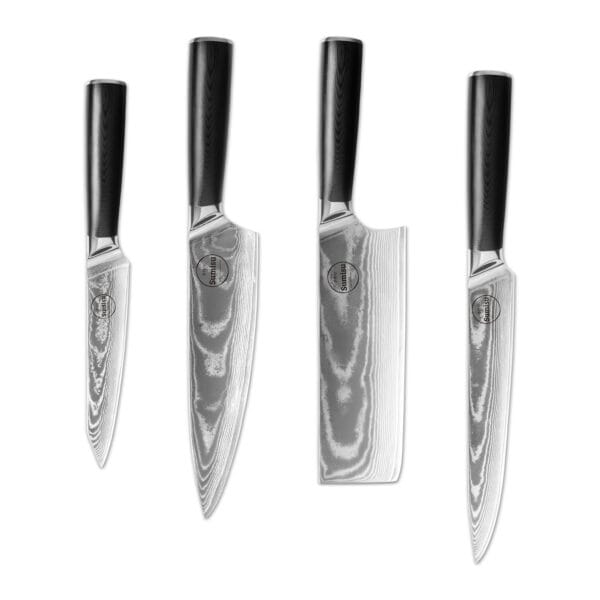 Set de couteaux Sumisu 4 pièces Black – Cuisine Chef