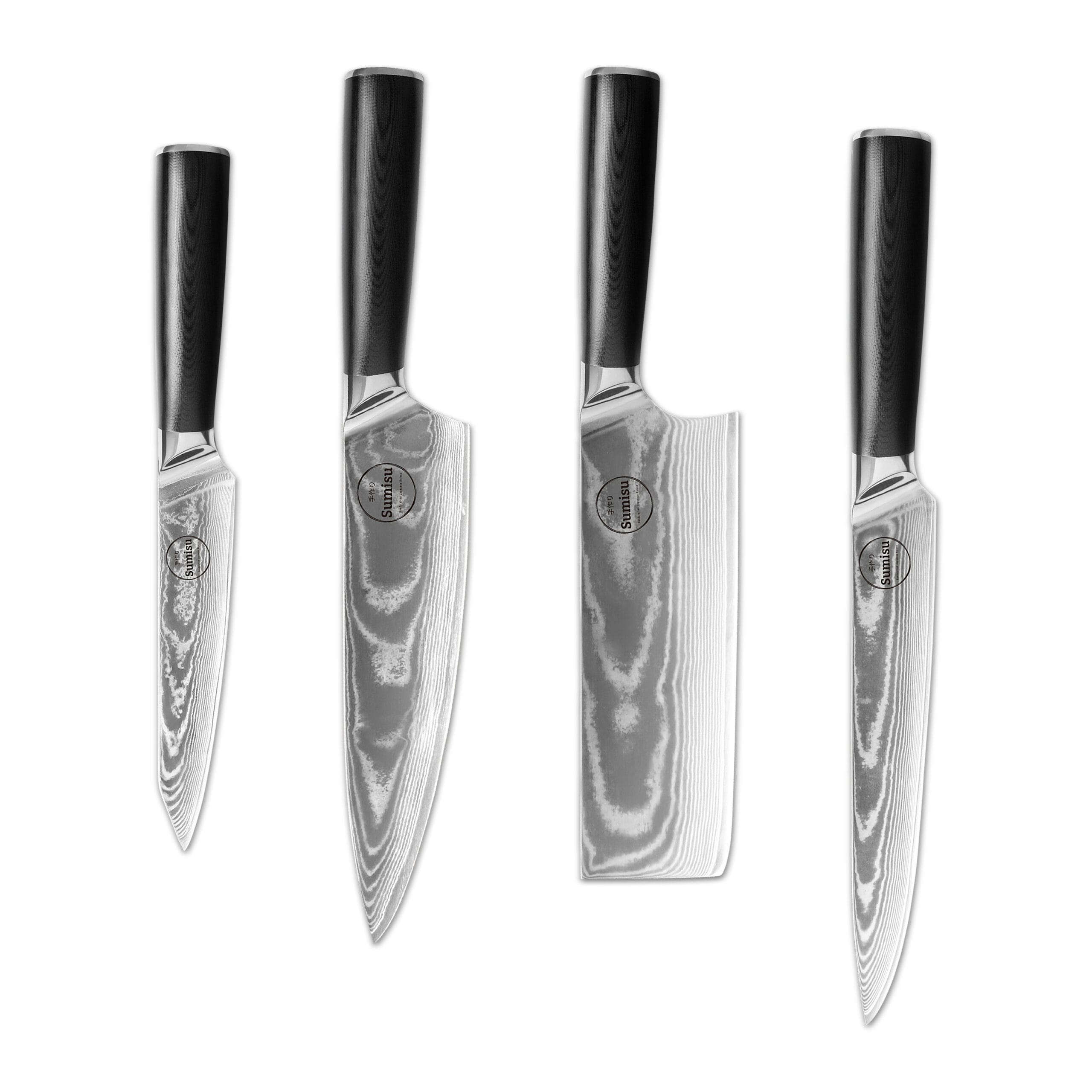 Sumisu Knives 4 pieces Black Cuisine Chef