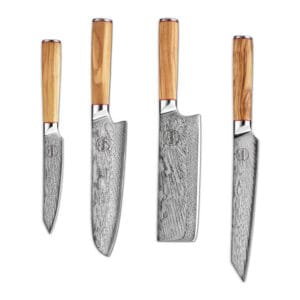 Sumisu Knives 4 pieces Wood Cuisine Amateur