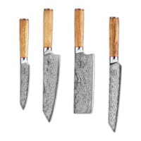 Sumisu Knives 4 pieces Wood Cuisine Chef