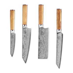 Sumisu Knives 4 pieces Wood Cuisine Chef