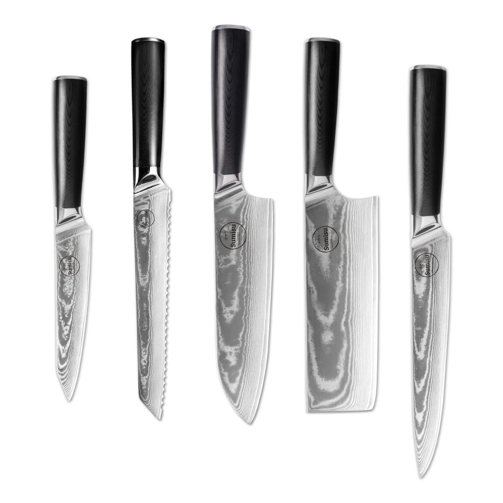 Set de couteaux Sumisu 5 pièces Black