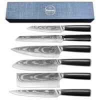 Sumisu Knives 6 pieces Black avec emballage