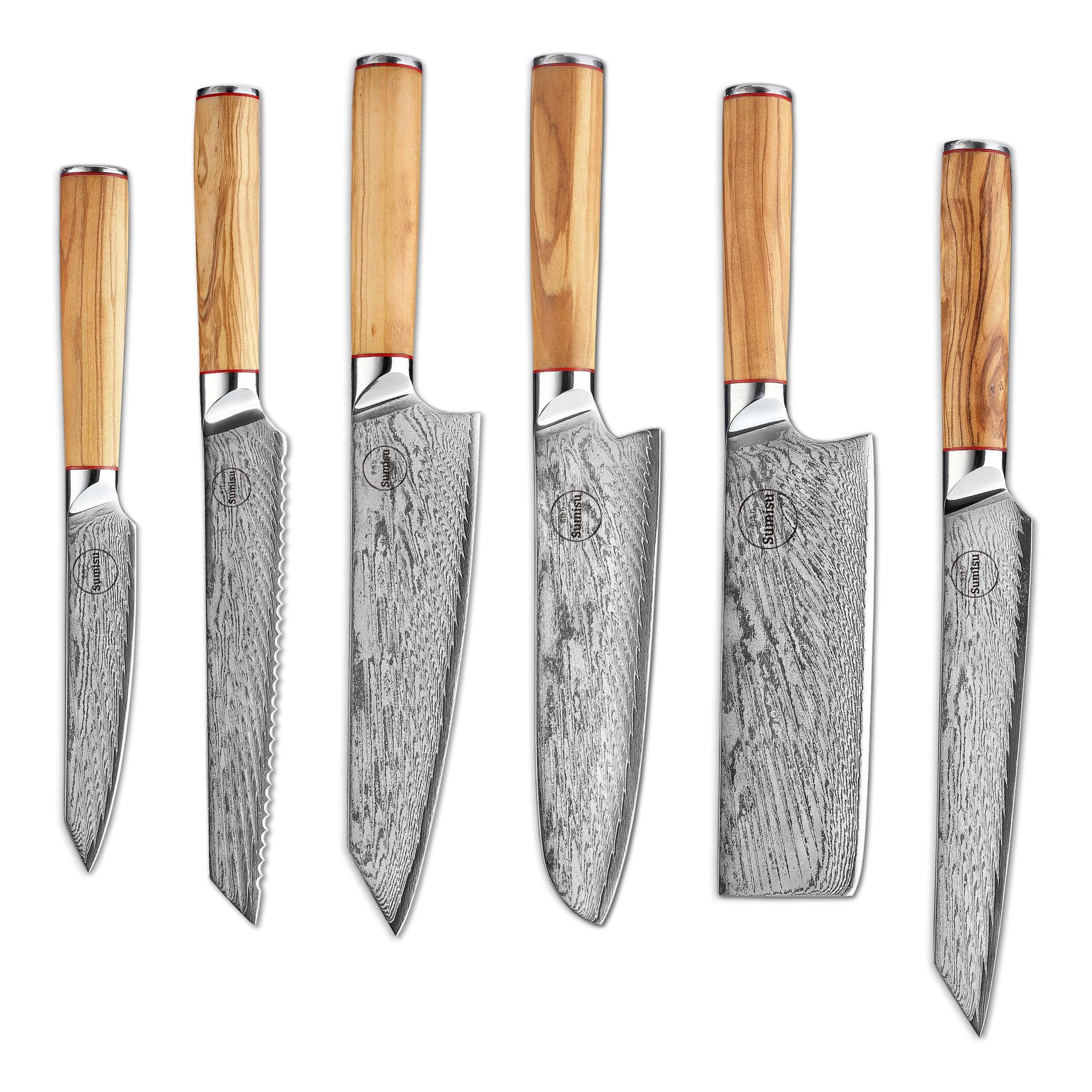Sumisu Knives 6 pieces Wood