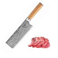 Sumisu Knives Nakiri Wood avec viande