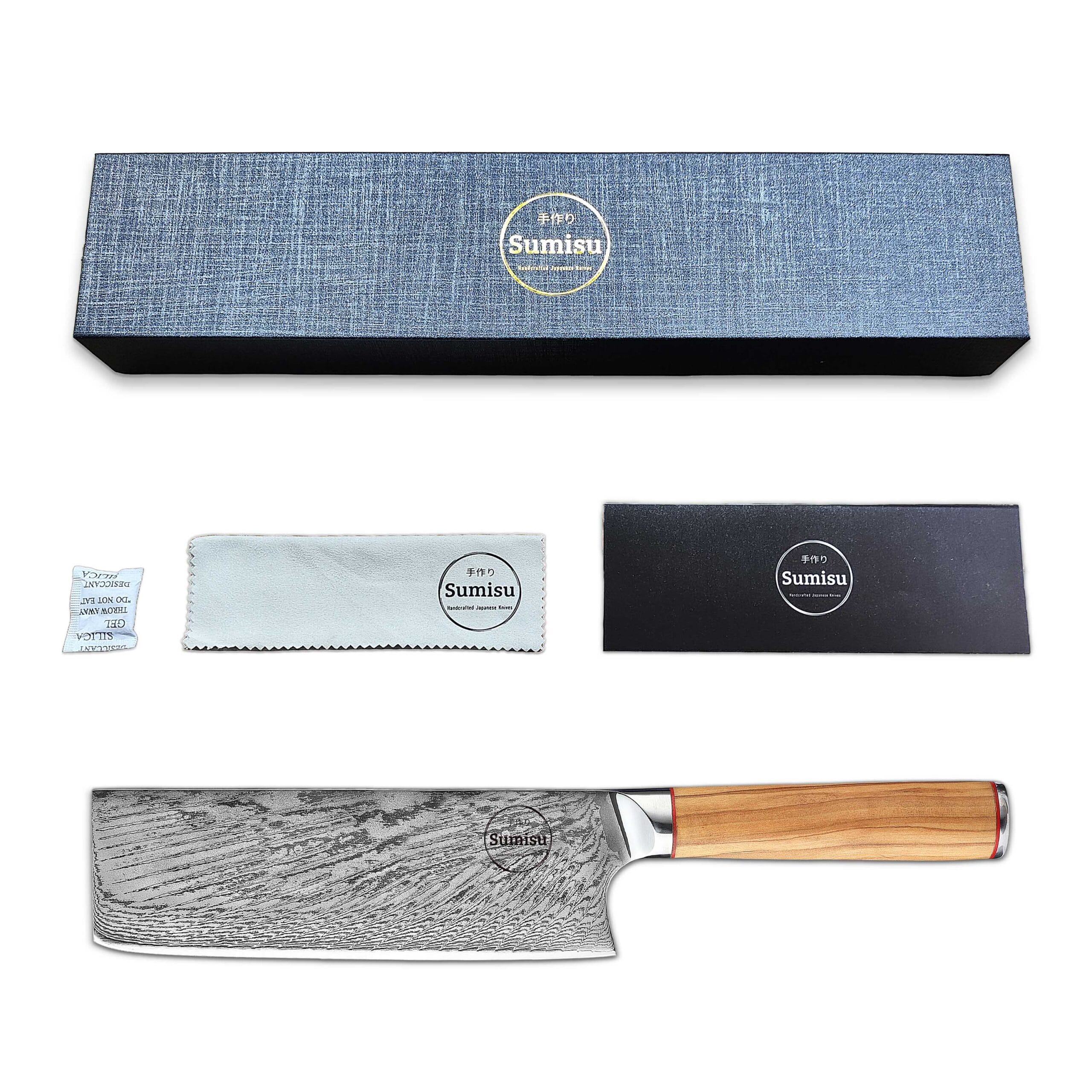 Sumisu Knives Nakiri Wood contenu emballage