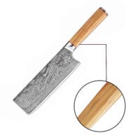 Sumisu Knives Nakiri Wood detail