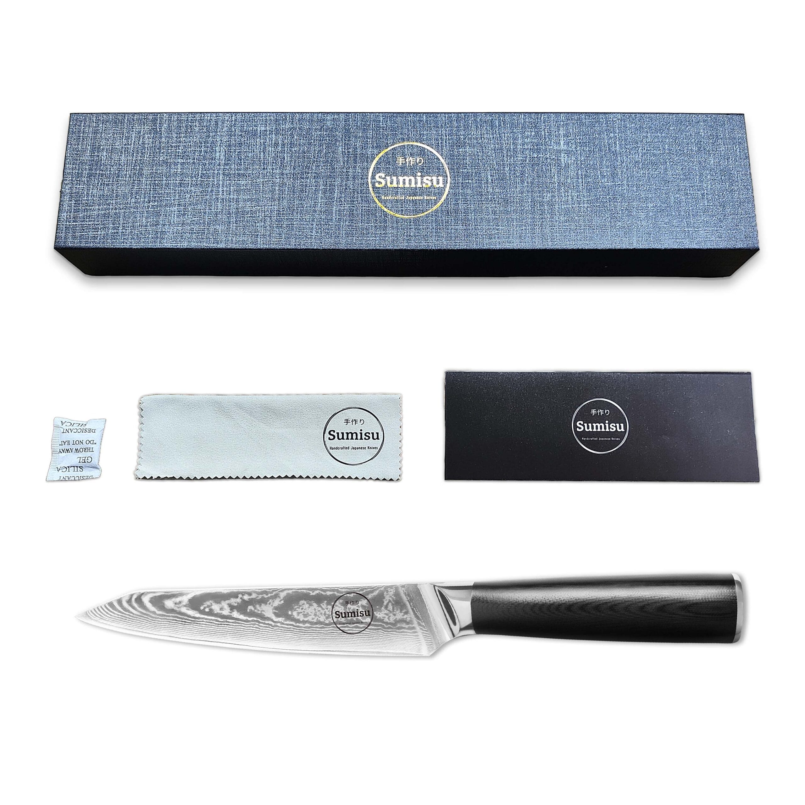 Sumisu Knives Shotoh Black contenu emballage