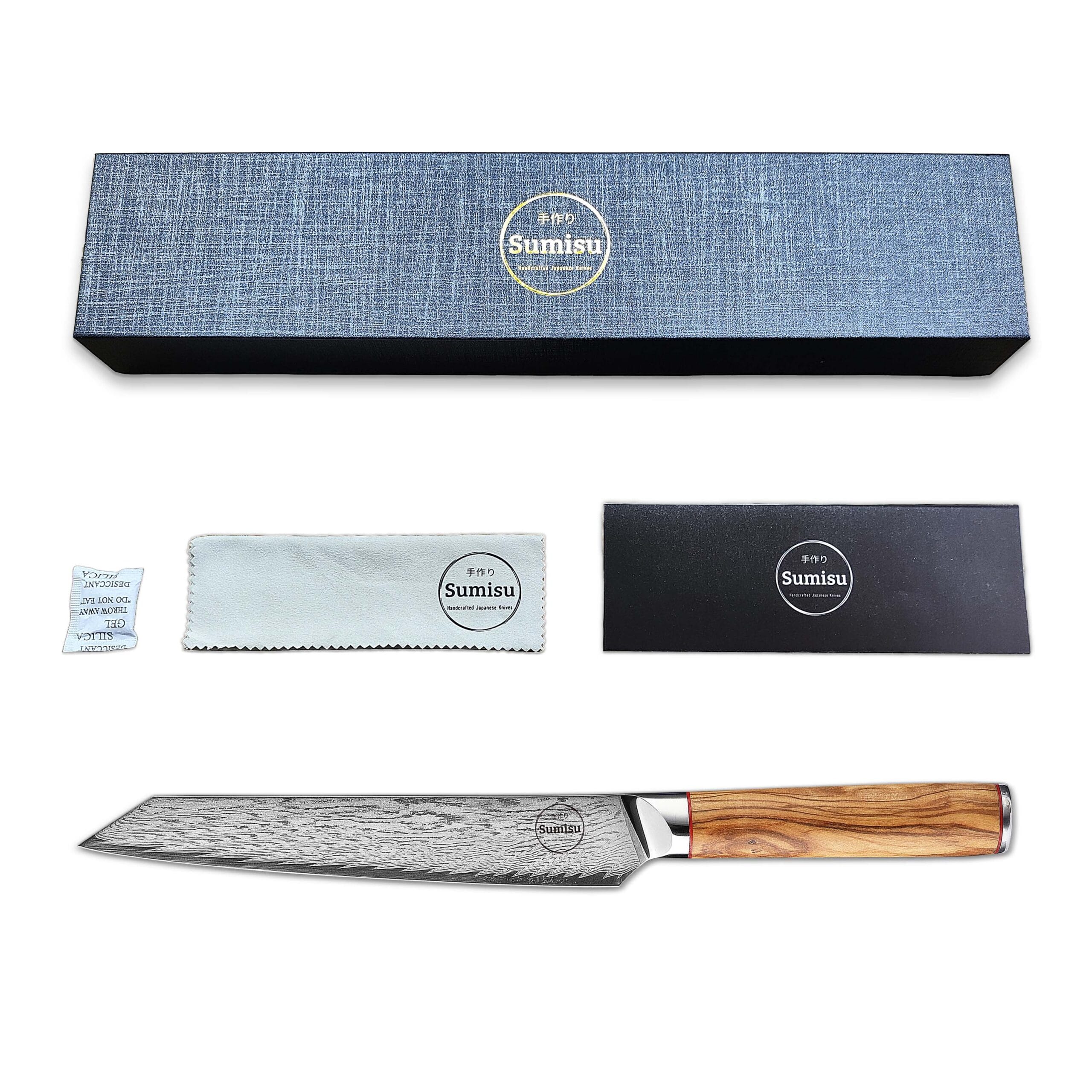 Sumisu Knives Yanagiba Wood contenu emballage